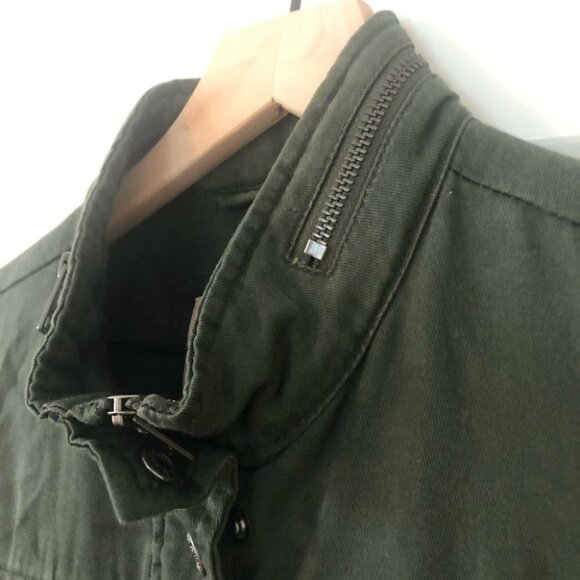 LEVI'S Mock-Neck Army Green Utility Jacket - Picture 6 of 11